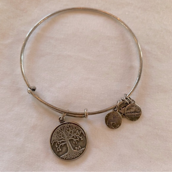 Lot of 7 Alex and Ani Bundle Various Silver and Gold Bracelets with Charms - Picture 8 of 15